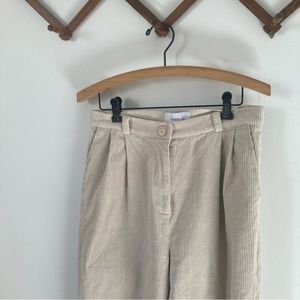 Odeyalo Snack N’ Blues Cream Corduroy Pants